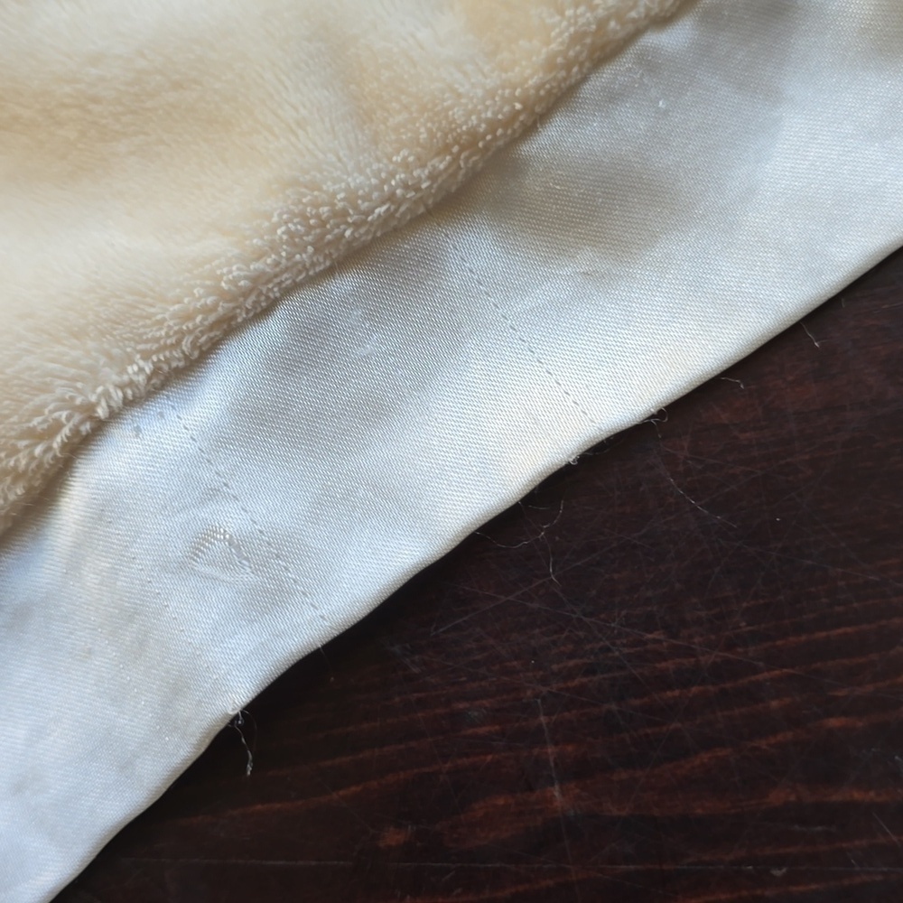 Horse Security Blanket Lovey Soft Plush Brown White Cream Satin Trim Baby Toy - Picture 3 of 5
